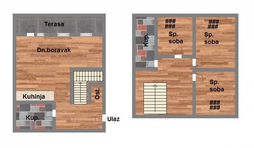 Prelep stan na Grbavici u dve etaže