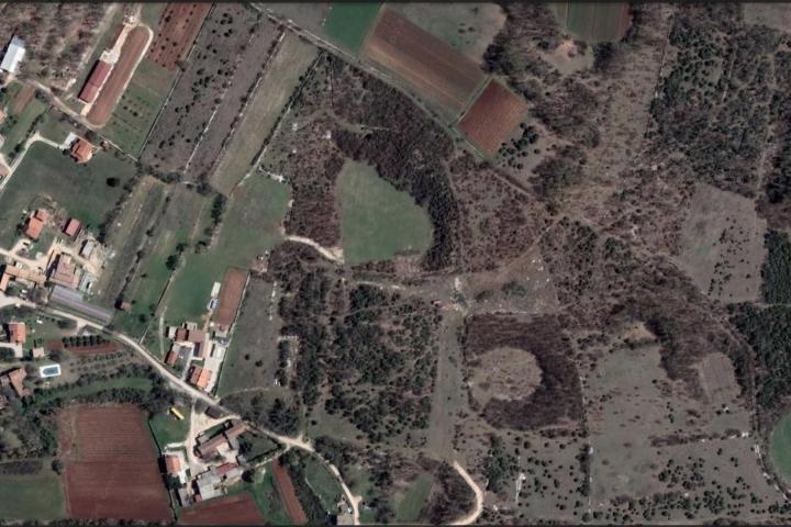 Istra, Svetvinčenat - prostrano mješovito zemljište s projektom i dozvolom, mirna lokacija 27277 m2