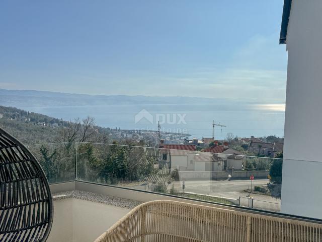 OPATIJA, IČIĆI - a beautifully decorated apartment with a panoramic view of the sea and a balcony ne