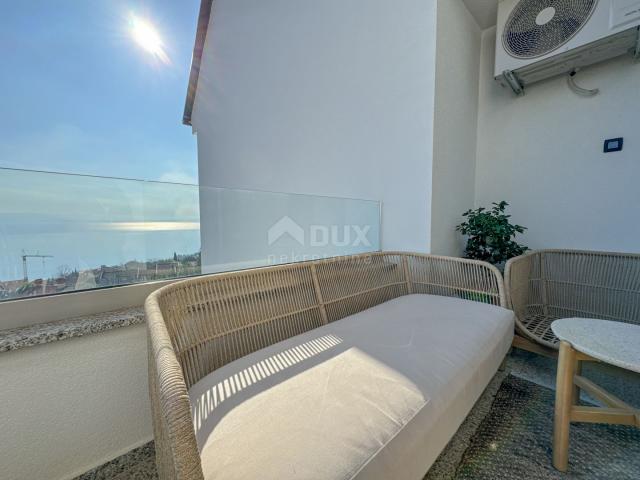 OPATIJA, IČIĆI - a beautifully decorated apartment with a panoramic view of the sea and a balcony ne