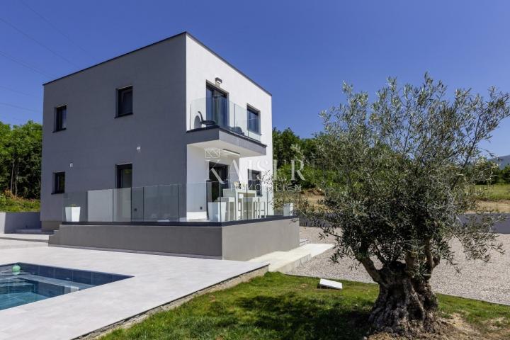 Istria - Kršan - new building with swimming pool, 145 m2