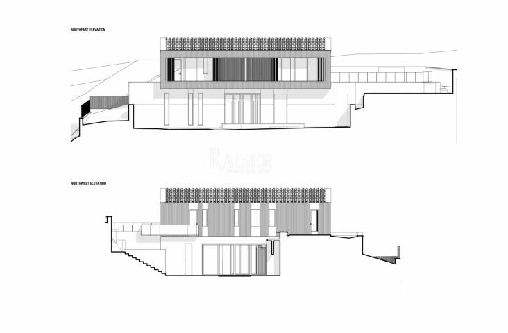 Rabac - Baugrundstück mit konzeptionellem Design, 505 m2