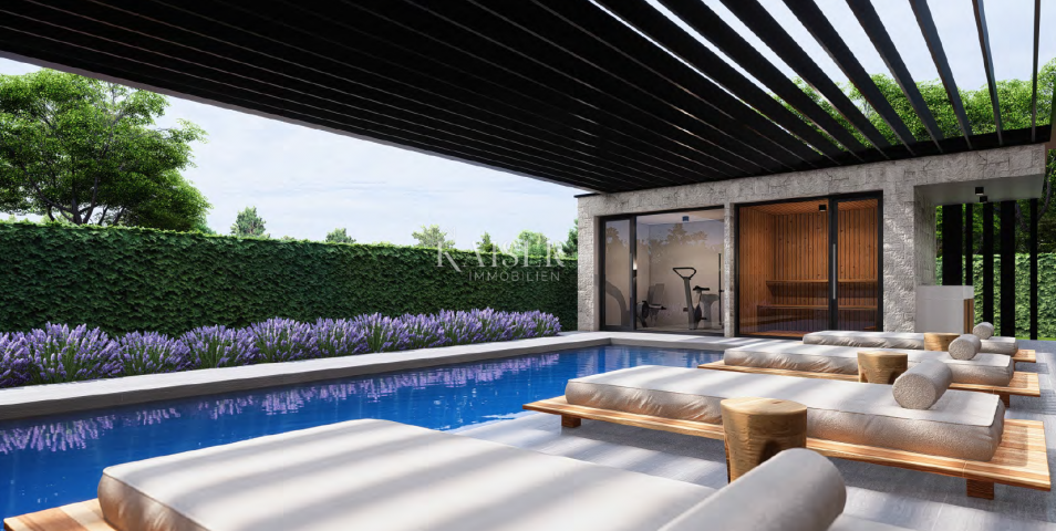 Istra - Poreč, luksuzan stan u prizemlju sa bazenom