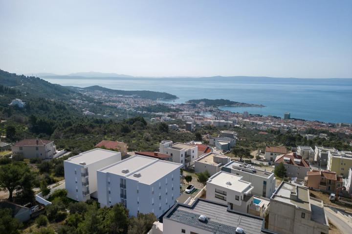 Makarska, novogradnja jednosoban stan s pogledom na more S2