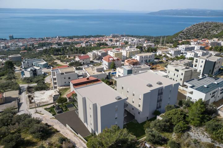 Makarska, novogradnja dvosoban stan s pogledom na more S3
