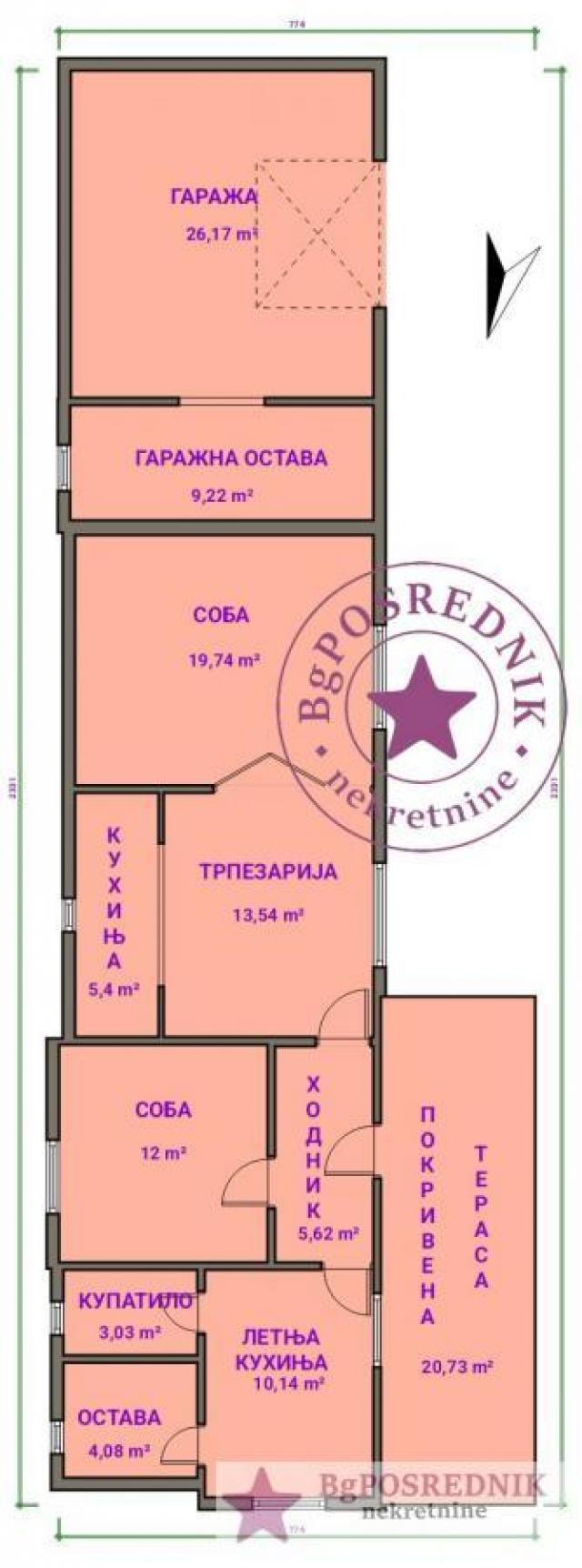 Sopot, Ralja, Ljubivoja Gajića, 83m2