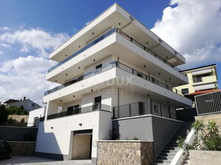 KOSTRENA - Modern exclusive new building - ground floor apartment with garden 400m2, apartment 42m2 