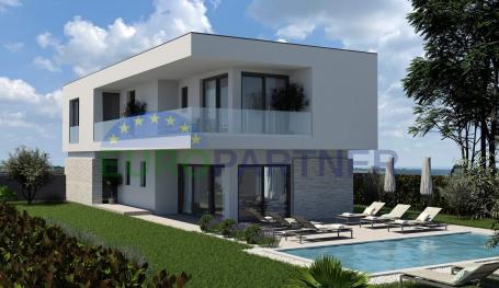 Modern villa with swimming pool, near Vrsar
