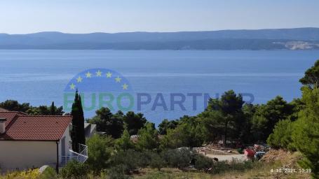 Omiš, Building plot with a permit and beatiful sea view