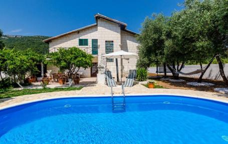 SURROUNDINGS OF DUBROVNIK, STON - holiday house with swimming pool