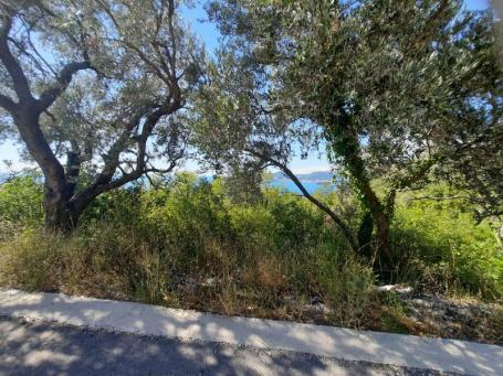 A plot with a sea view in Blizikuce, Budva is for sale