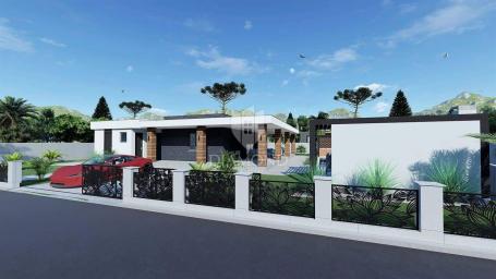 Labin, okolica, novoizgrađena kuća za odmor s bazenom