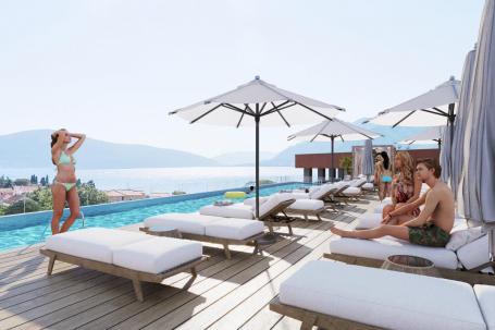Luxury apartment in a new residential complex in Tivat for sale