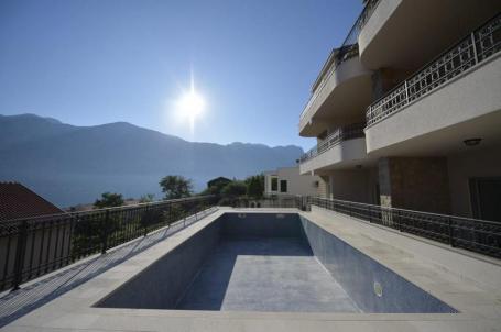 New 3-bedroom apartment with a panoramic sea view in Kotor for sale