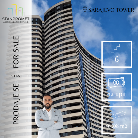 Četverosoban stan 95. 08m2 Sarajevo Tower prodaja
