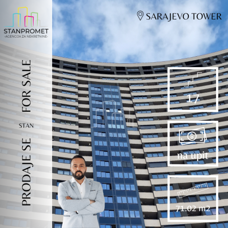 Trosoban stan 71. 02m2 Sarajevo Tower prodaja