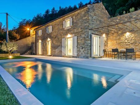 ISTRIA, OPRTALJ - Designer stone house with swimming pool