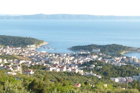 Makarska - zemljište s panoramskim pogledom