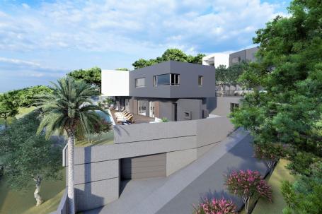 Trogir okolica - Moderna vila 'C' s bazenom i panoramskim pogledom 