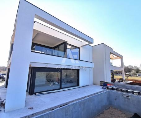 Malinska, surroundings, newly built semi-detached house with sea view!! ID 226