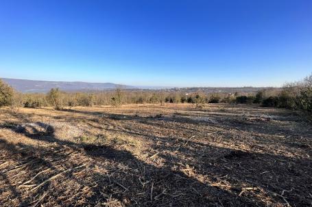 Istra, Rakalj - prekrasna građevinska parcela 877 m2 s pogledom na more 