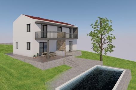 Istra, Rakalj - moderna samostojeća kuća sa bazenom i pogledom na more, NKP 140. 50 m2