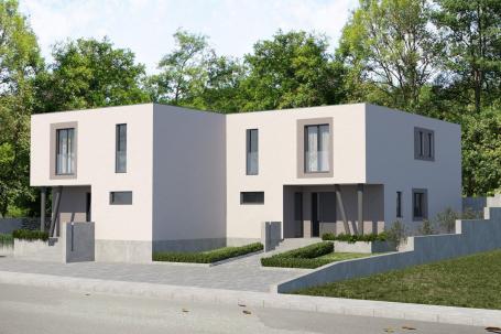 Istra, Labin - četverosoban stan B u kvalitetnoj duplex kući novogradnje s vrtom, NKP 136. 50 m2