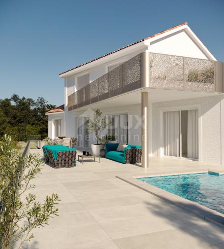 RIJEKA, KOSTRENA - New villa with pool and sea view