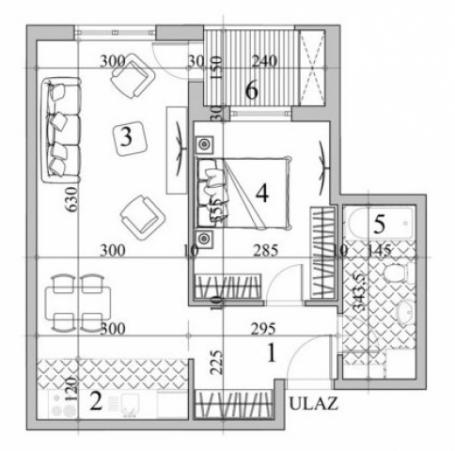 GRBAVICA, 47 m2, 142630€
