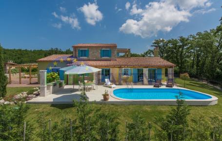 Istria, Umag, house with pool and sea view