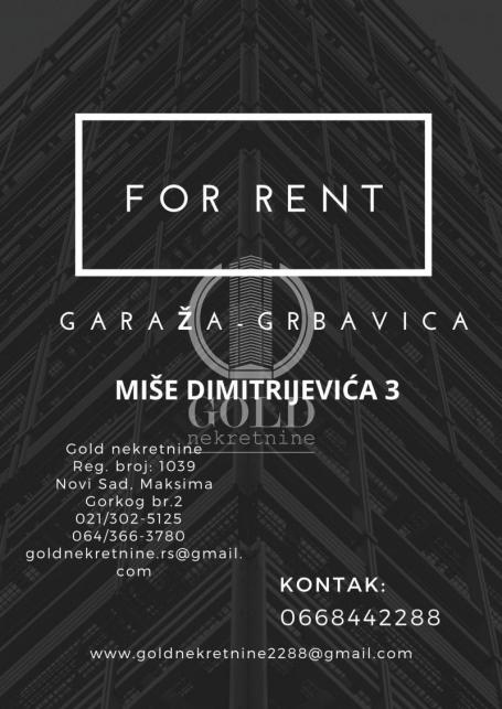 Garaža Grbavica Miše Dimitrijevića 3 ID#6370