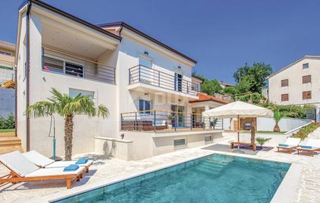 OPATIJA - BREGI - Haus / Villa 240m2 mit Meerblick und Pool + landschaftlich gestaltete Umgebung 800