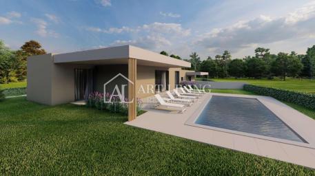 Istrien, Poreč, Umgebung - moderne Doppelhaushälfte mit Swimmingpool im Neubau