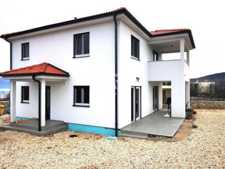 Vrbnik, newly built, detached house with a sea view!! ID 512