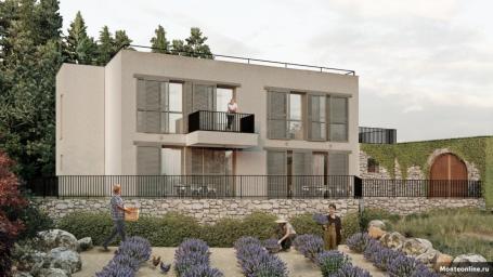 Nova gradska kuća u izgradnji između Tivta i Budve
