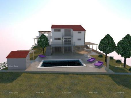 Kuća Prodaje se kuća na velikoj okućnici sa projektom, Zambratija, Umag