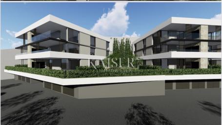Rabac - building land with a project for 3 residential buildings