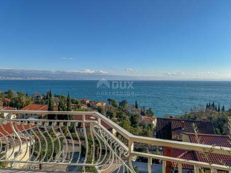 OPATIJA, LOVRAN - elegant apartment in a house, 300m from the sea, view, terrace