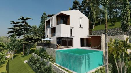OPATIJA RIVIERA – a special designer villa near the sea with two swimming pools, wellness and a pano