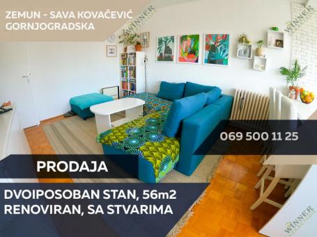 Prodaja Stan Zemun Sava Kovacevic renoviran 56m2 2. 5 ID#1301