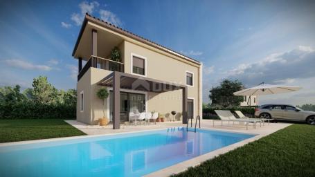 ISTRA, BADERNA (okolica) - Moderna samostojeća kuća sa bazenom