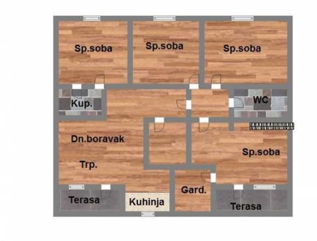 Lipov Gaj-Četvorosoban stan u izgradnji - 101 m2