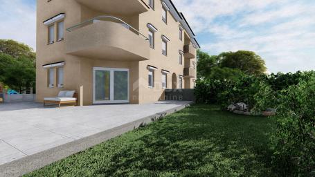 VIŠKOVO, MARINIĆI - 1 bedroom + bathroom in a new building with a garden!