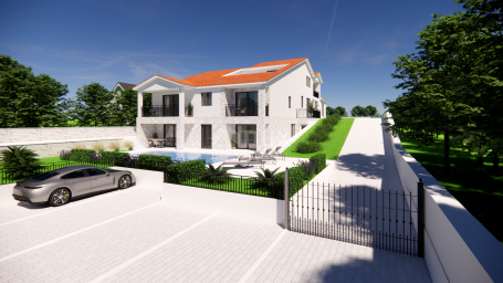 CRIKVENICA, ŠMRIKA - Commercial and residential unit with a panoramic view of the sea