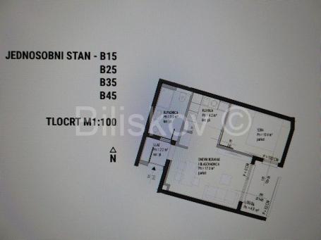 Split, Mejaši, prodaja novogradnja jednosoban 43, 40 m2 