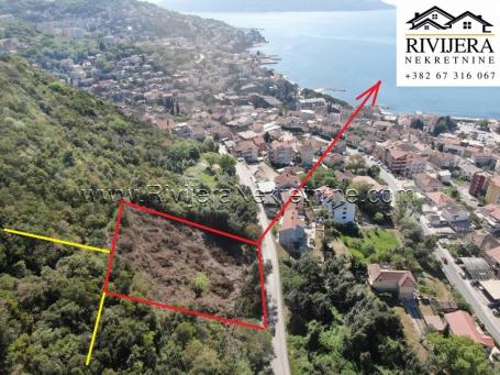 Urbanizovano zemljiste sa pogledom na more Igalo Herceg Novi