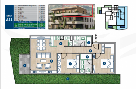 Duplex-Apartment for sale-Kotor