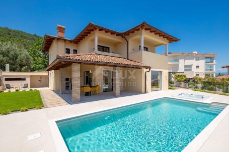 OPATIJA RIVIERA - neu erbaute mediterrane Villa auf einer Klippe, erste Reihe zum Meer