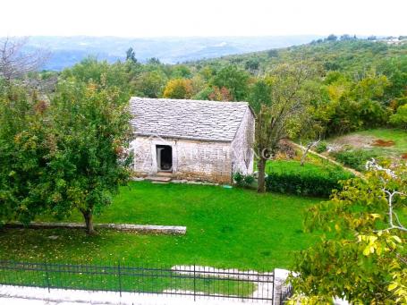 Istria, Oprtalj, surroundings - autochthonous Istrian stone house for renovation
