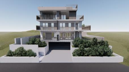 ZADAR, VIDIKOVAC - Apartment under construction with garden and garage S1
